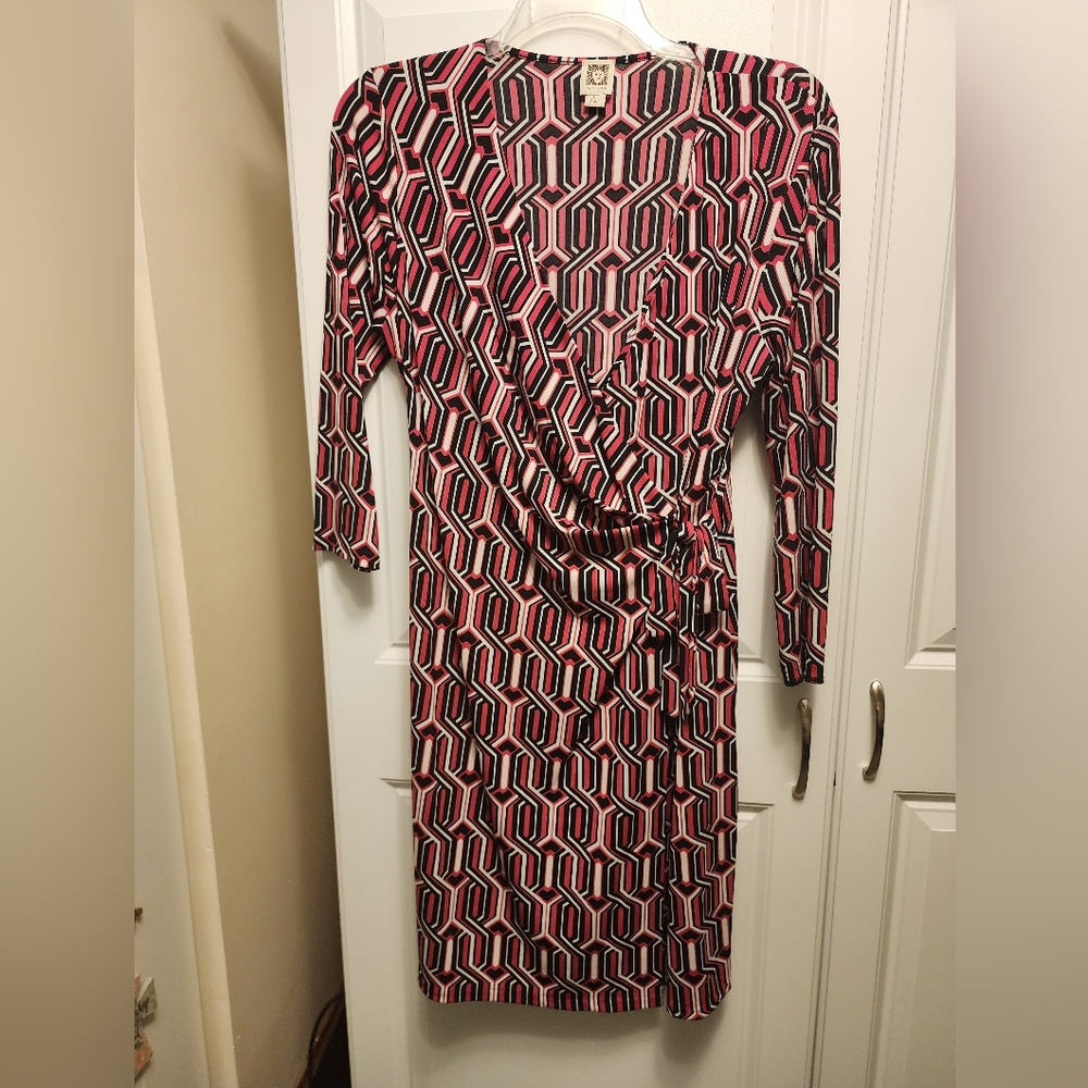 Anne Klein Wrap Dress Size 14